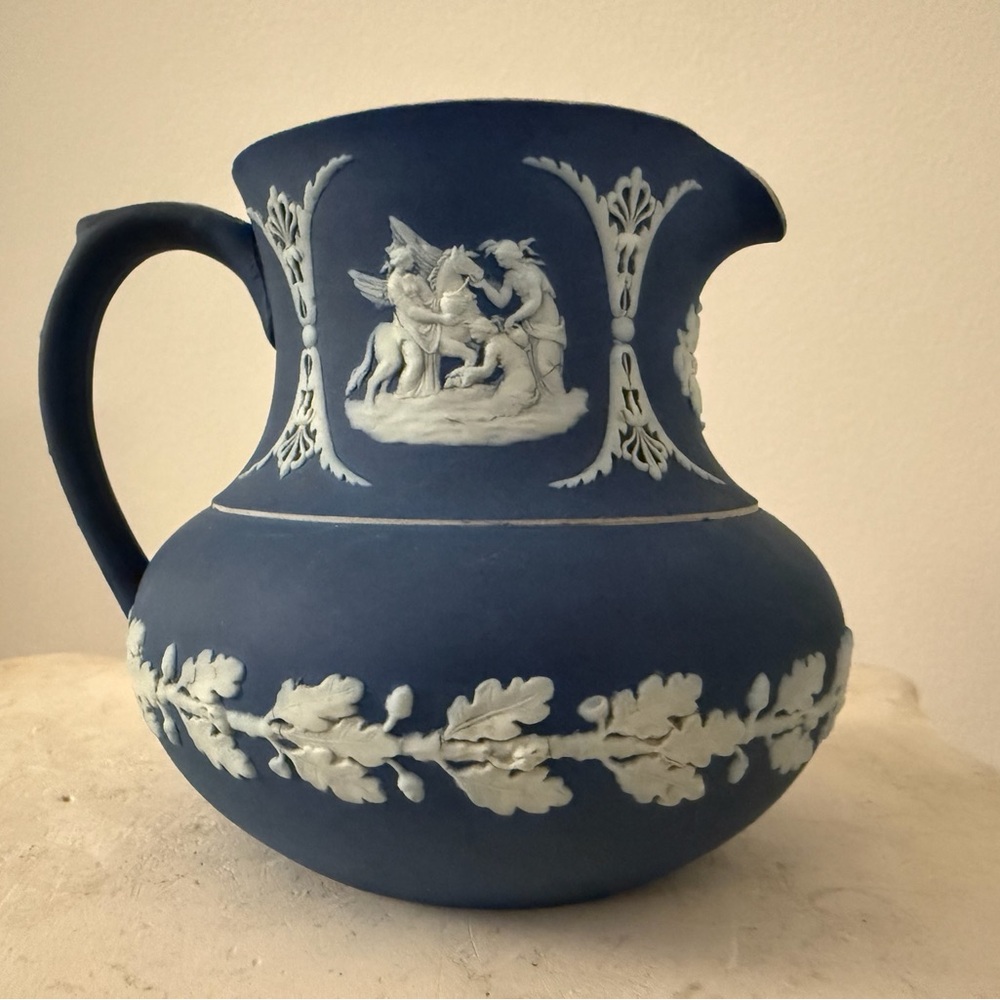 Small Antique Wedgwood Jasperware Pitcher